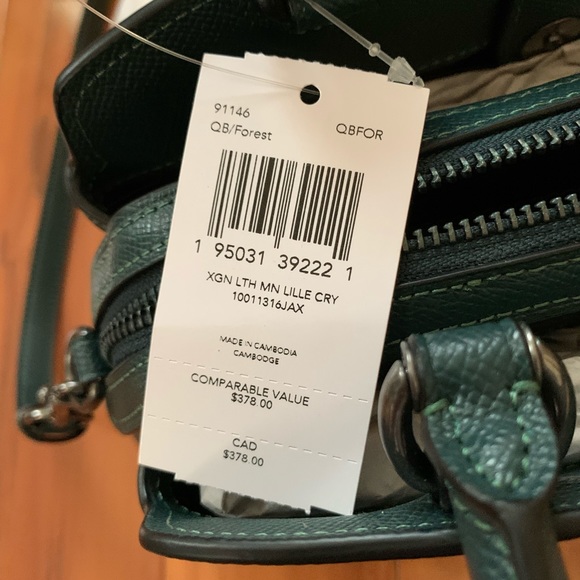 Coach Mini Lille Carryall in Forest - Picture 3 of 3